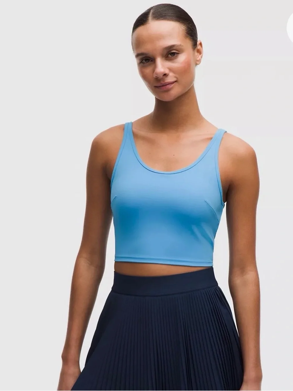 Lululemon Women’s Scoop-Neck Cutout Tennis Tank Top - Ocean Wave